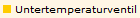 Untertemperaturventil